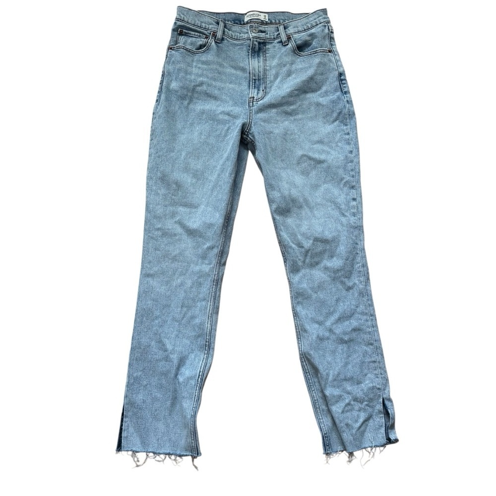 Abercrombie & Fitch The 90’s Slim Straight Ultra High Rise Jeans Size 29 / 8 - Picture 1 of 6